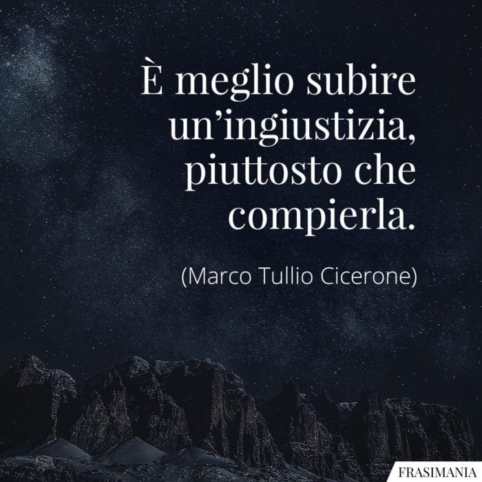 Frasi ingiustizia Cicerone