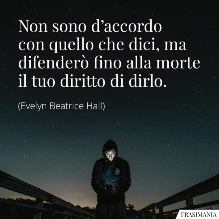 Frasi d'accordo morte diritto dirlo