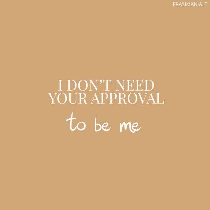 Frasi need approval