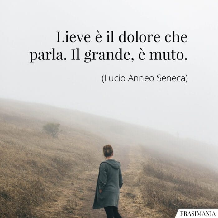 Frasi lieve dolore Seneca