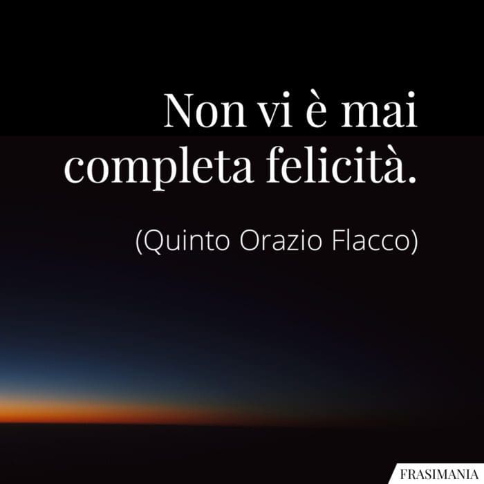 Frasi completa felicità Orazio