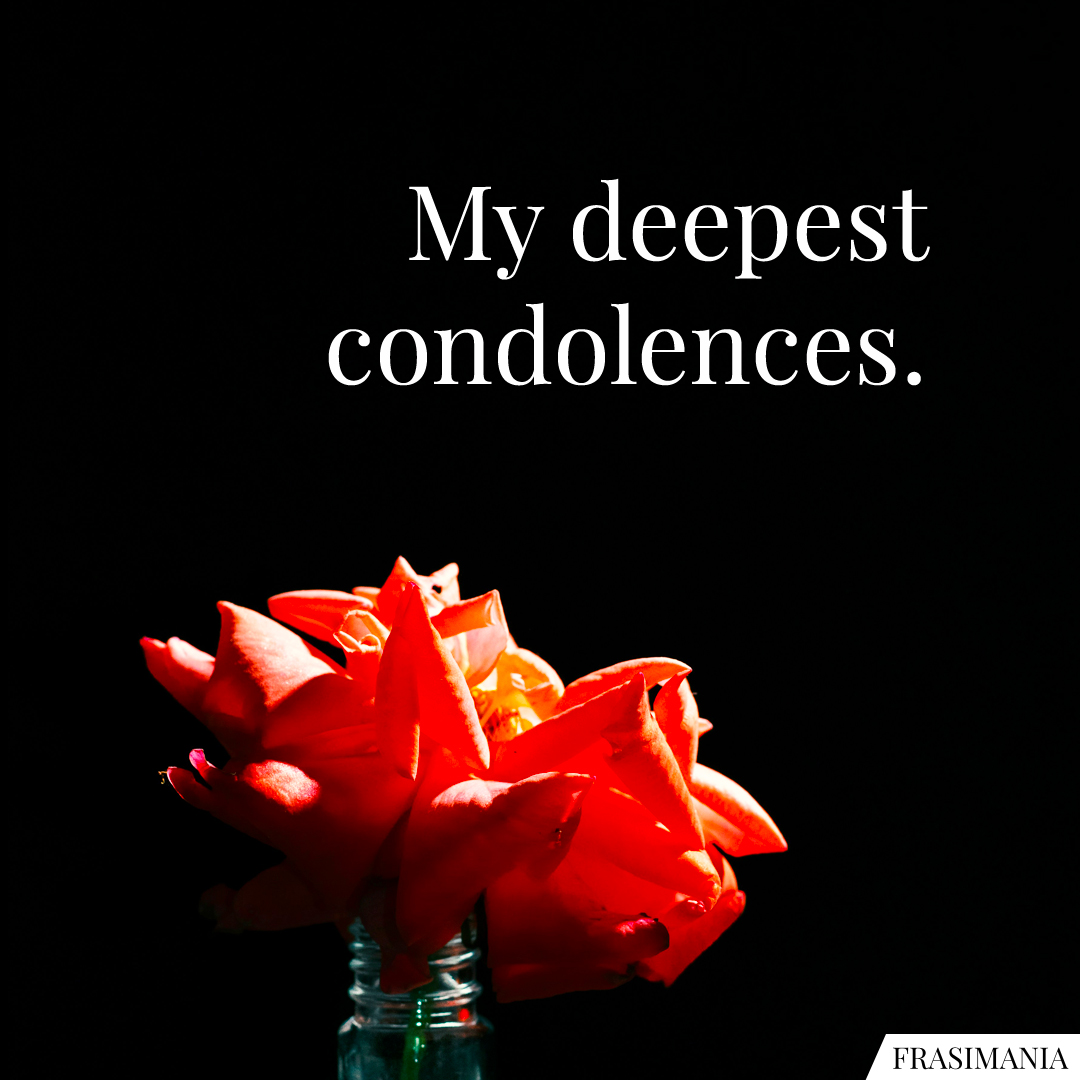 My deepest condolences.