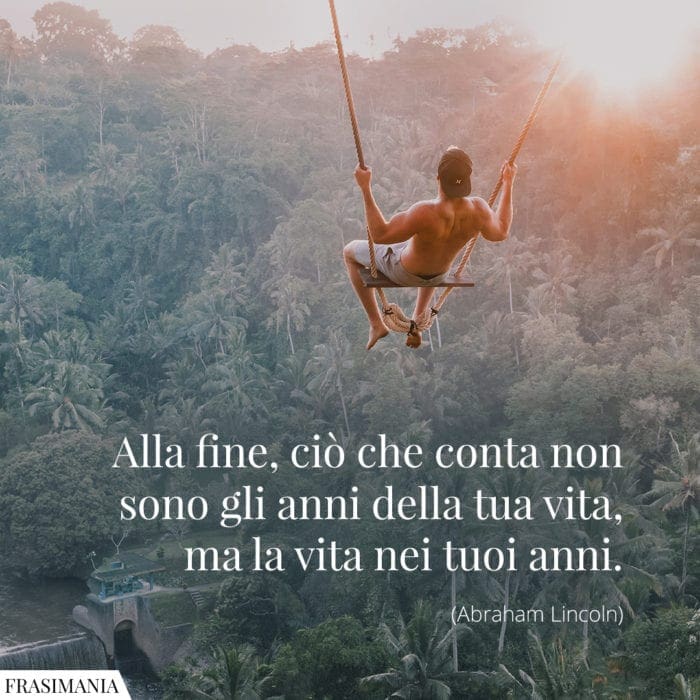 frasi ciò che conta vita