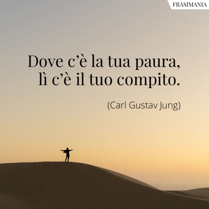 Frasi paura compito Jung