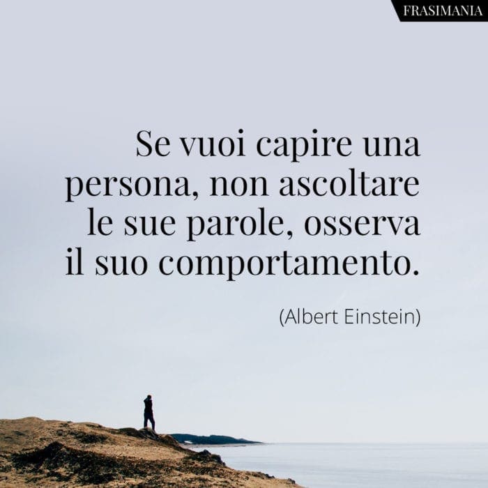 Frasi persona parole comportamento