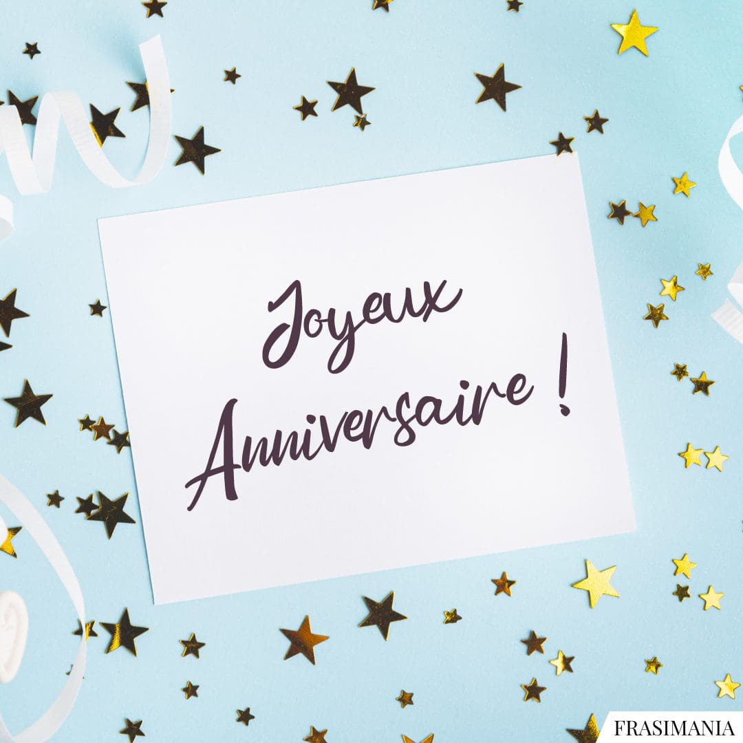 Joyeux Anniversaire !