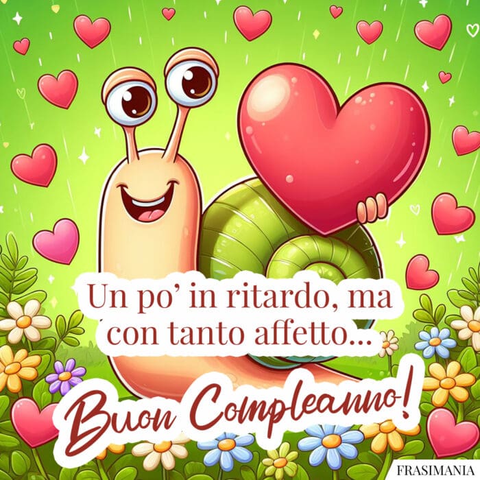 Un po' in ritardo, ma con tanto... Buon Compleanno!