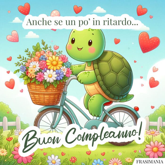 Anche se un po’ in ritardo… Buon Compleanno!