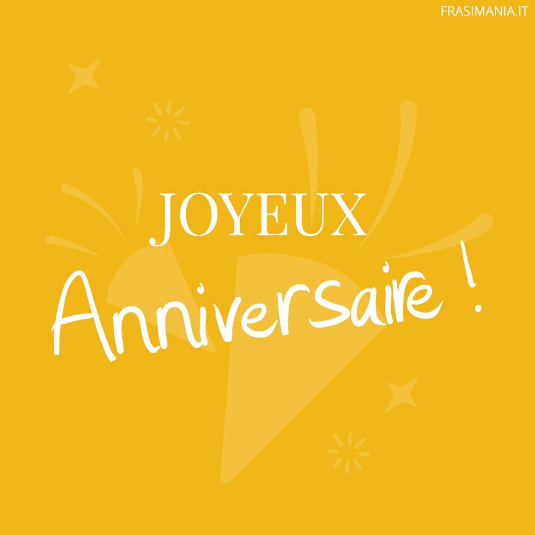Joyeux Anniversaire !