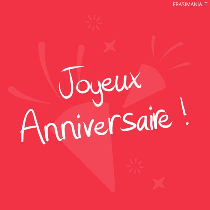 Joyeux Anniversaire!