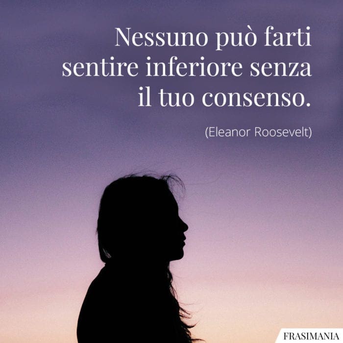 Frasi sentire inferiore