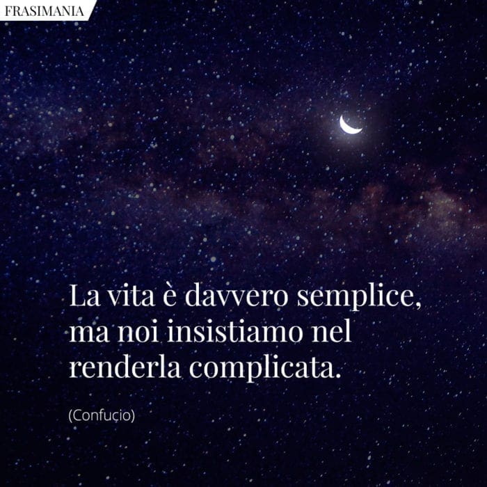 Frasi vita semplice 