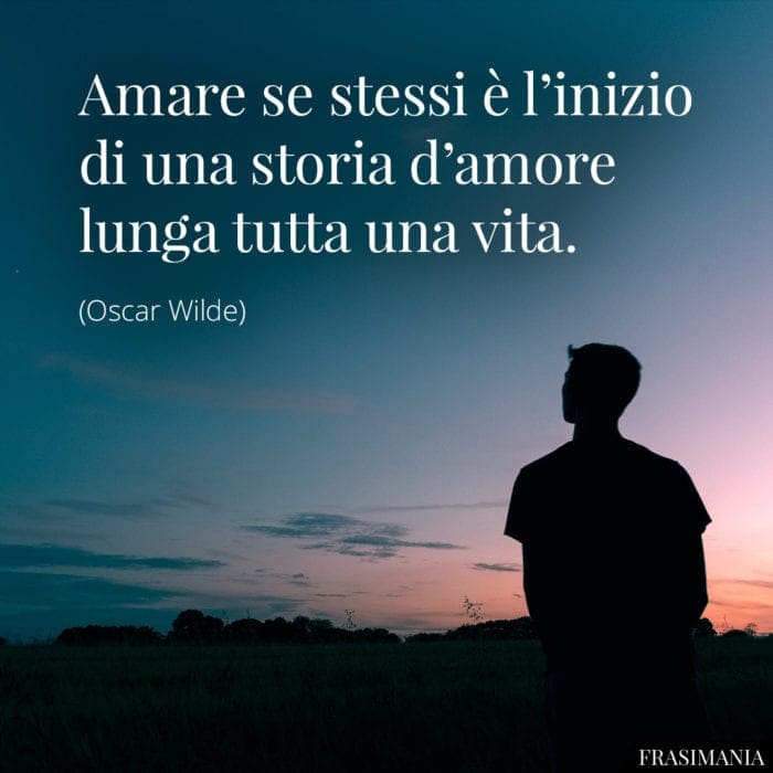 Amare se stessi è l'inizio di una storia d'amore lunga tutta una vita.