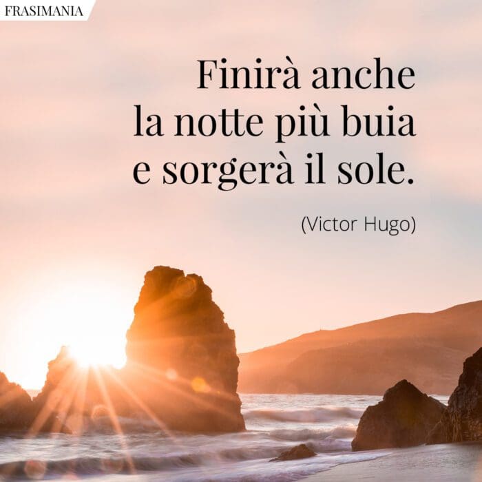 Frasi notte buia sole