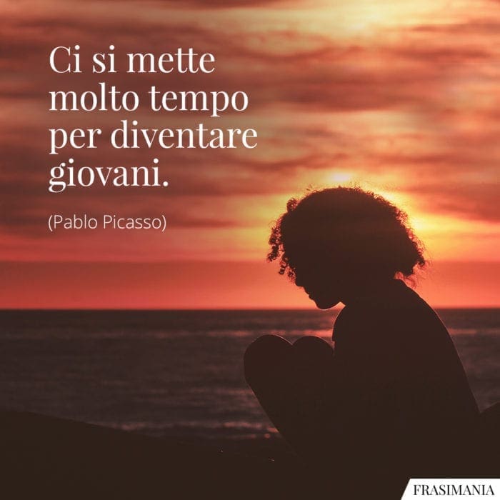 Frasi tempo giovani Picasso