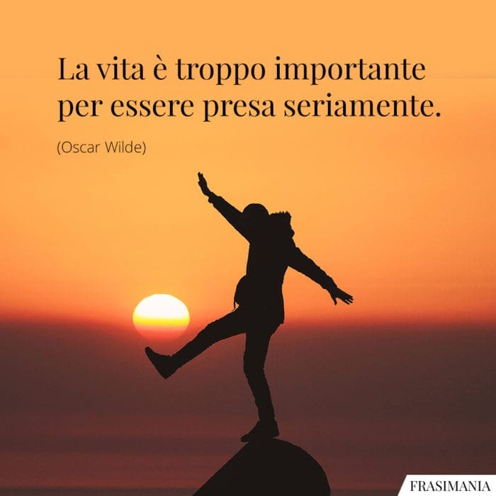 Frasi vita importante Wilde