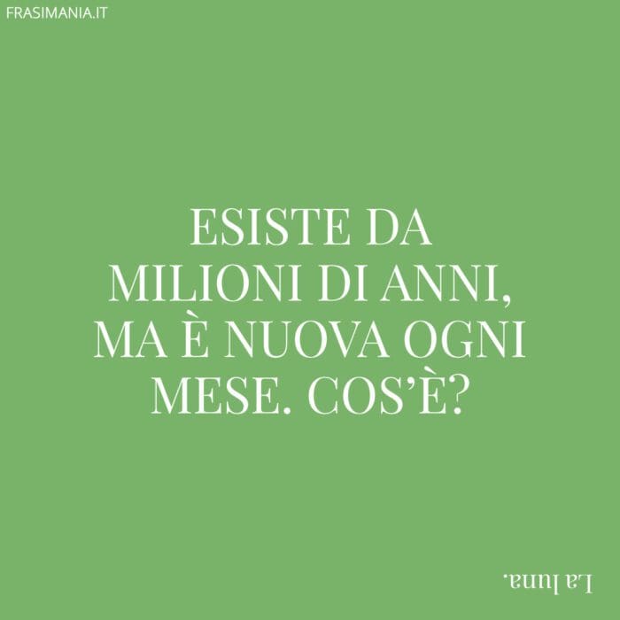 Esiste da milioni di anni, ma è nuova ogni mese. Cos’è?