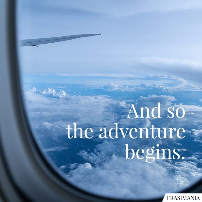And so the adventure begins.