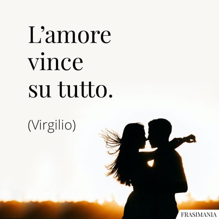 Frasi amore vince tutto Virgilio