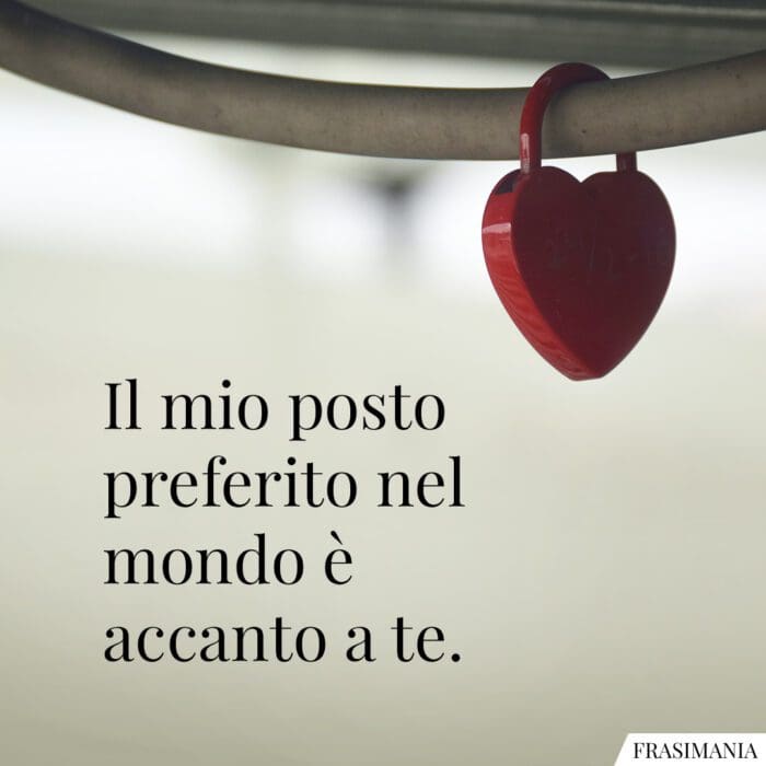 Frasi dolci accanto