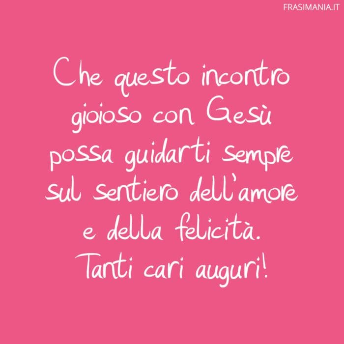 Frasi auguri battesimo Gesù