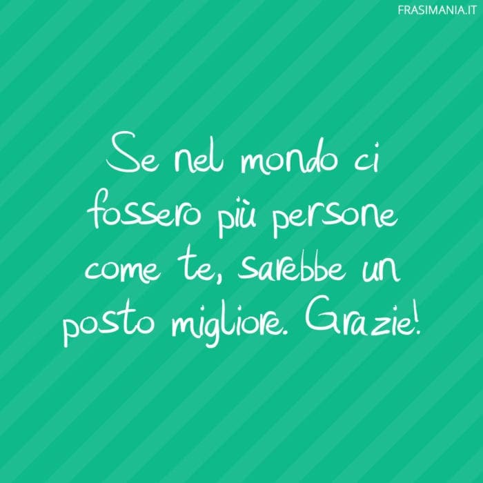 Frasi ringraziamento mondo