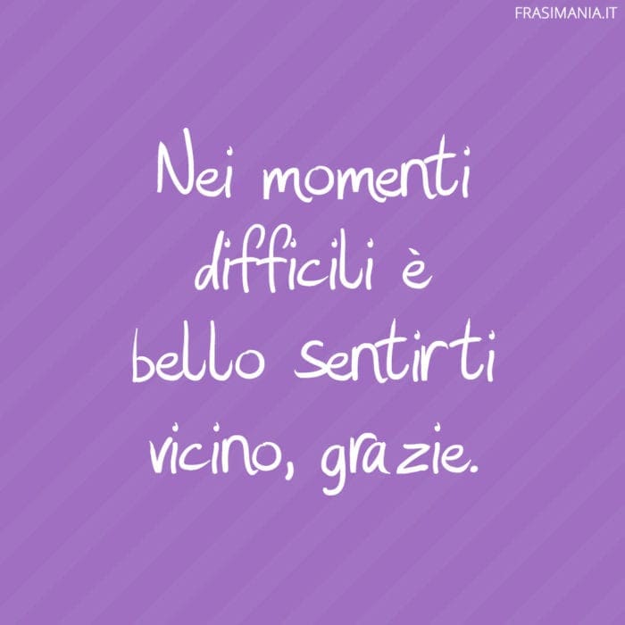 Frasi ringraziamento vicino