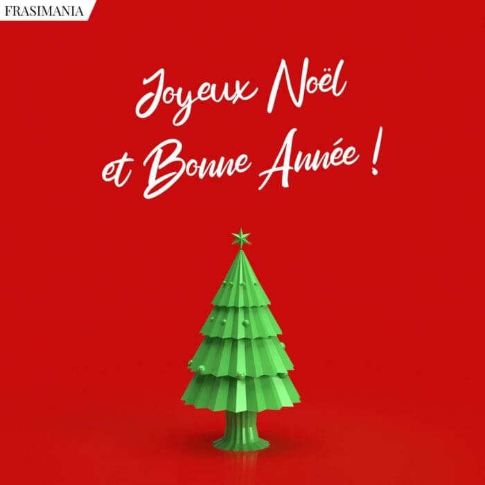 Auguri Buon Natale Buon Anno francese