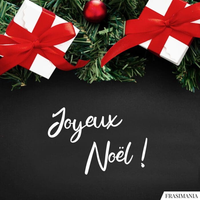 Auguri Buon Natale francese