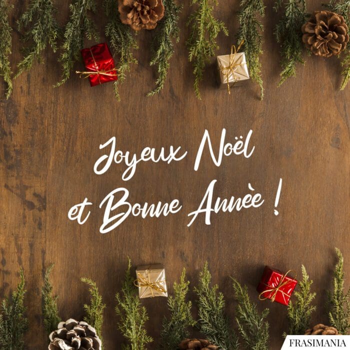 Buon Natale Buon Anno francese