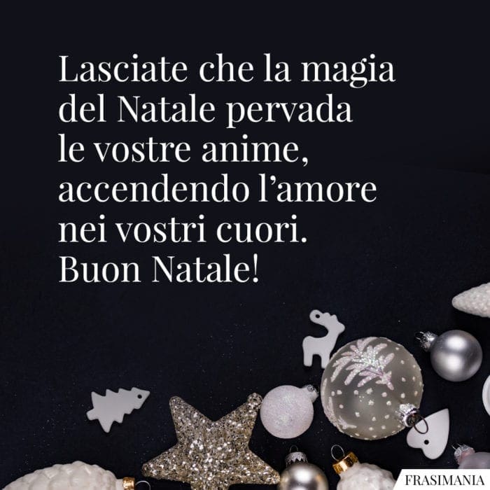 Frasi buon Natale magia