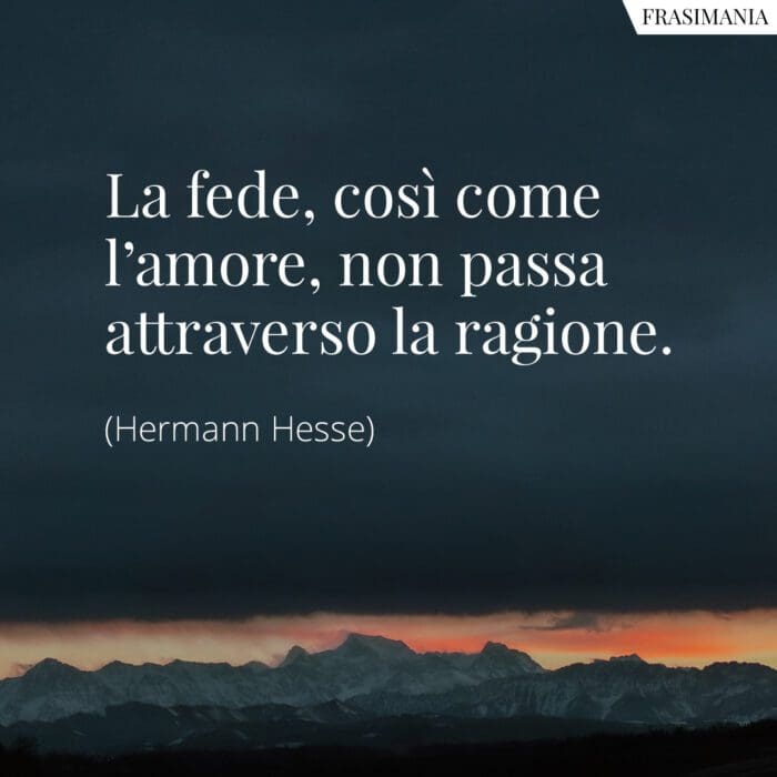 Frasi fede amore Hesse