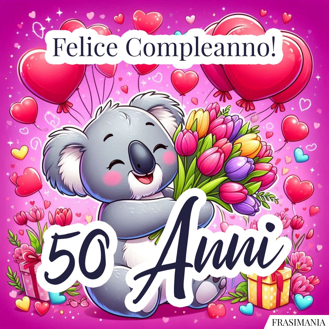 Felice Compleanno! 50 Anni.