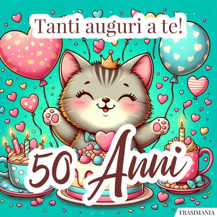 Tanti auguri a te! 50 Anni.