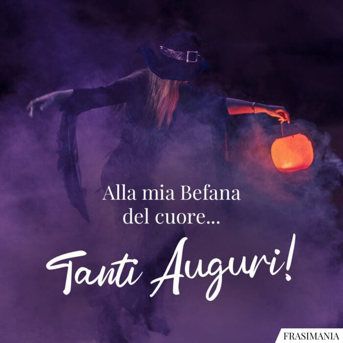 Auguri Befana cuore