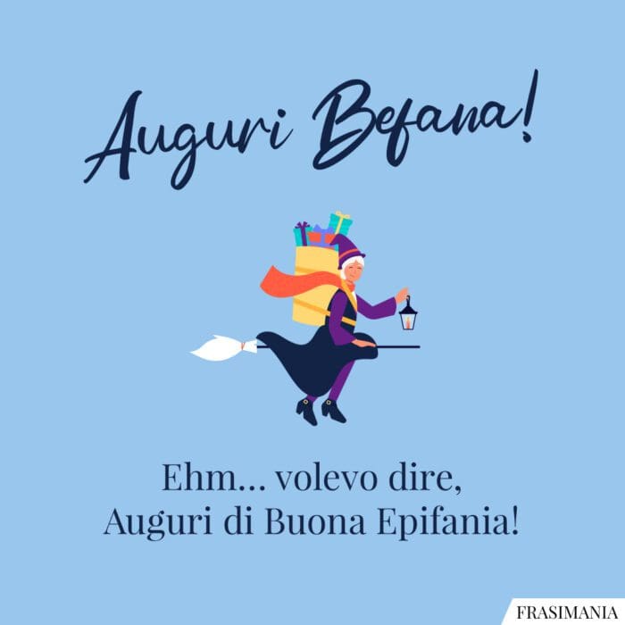 Auguri Befana Epifania