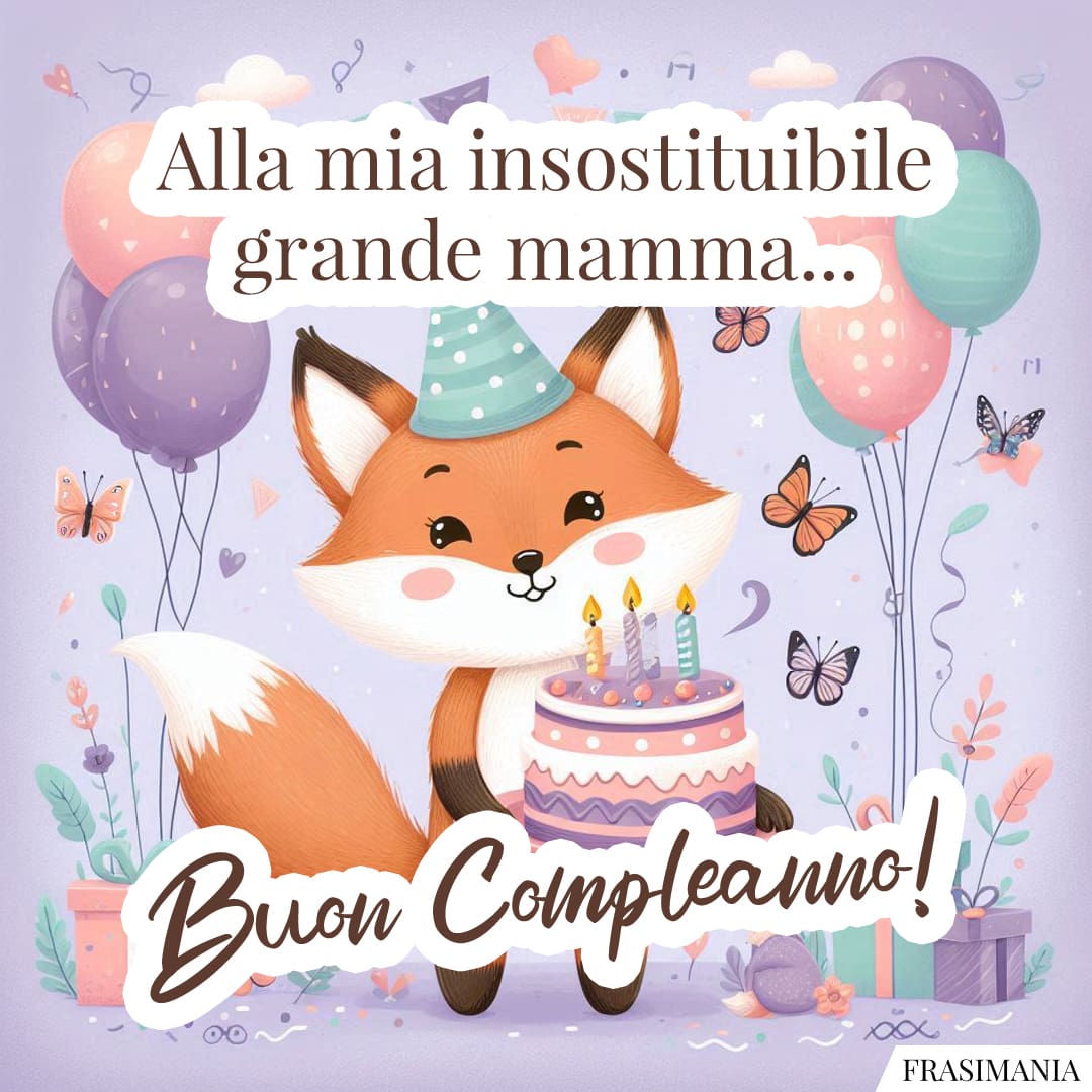 Alla mia insostituibile grande mamma... Buon Compleanno!