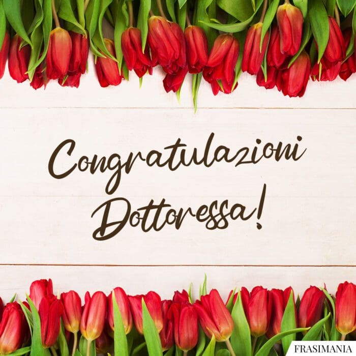 Auguri Laurea dottoressa