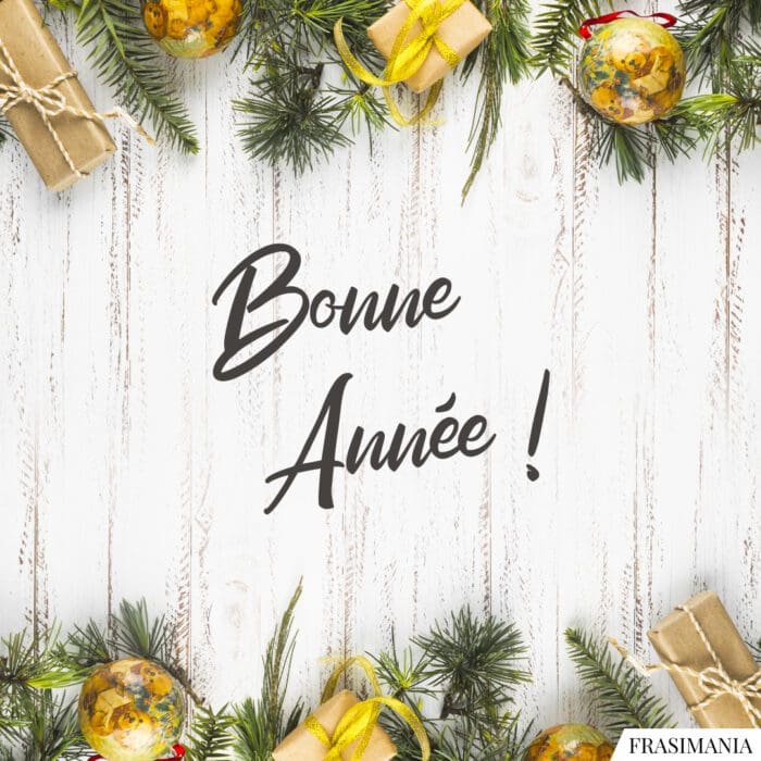 Bonne Année !