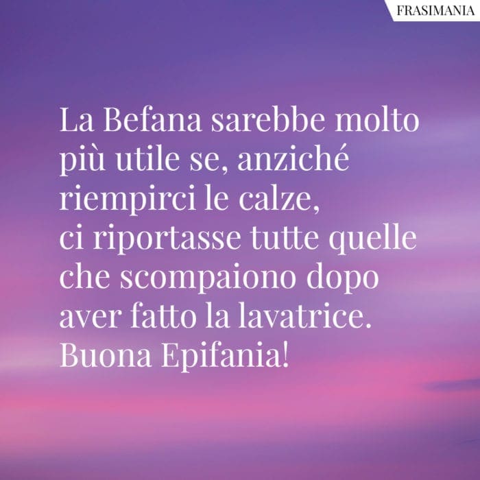 Frasi Befana utile