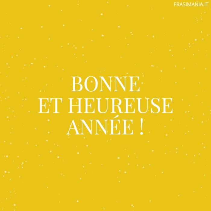 Frasi buon anno francese