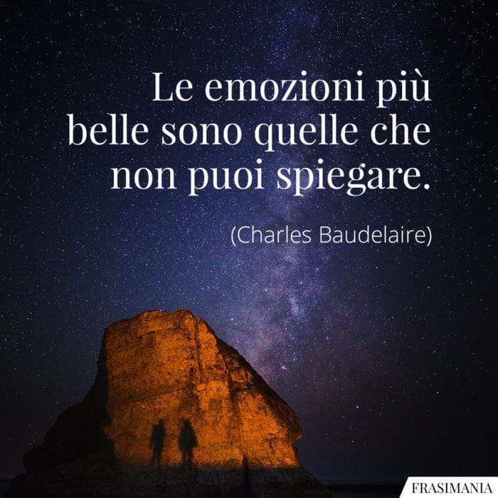 Frasi emozioni Baudelaire