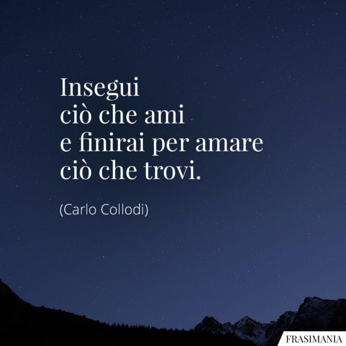 Frasi insegui ami Collodi