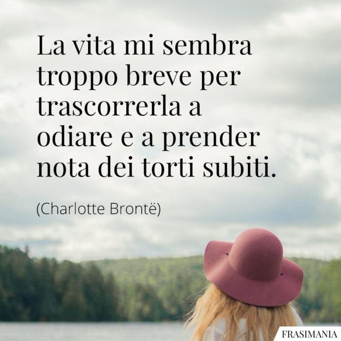 Frasi vita breve odiare Brontë