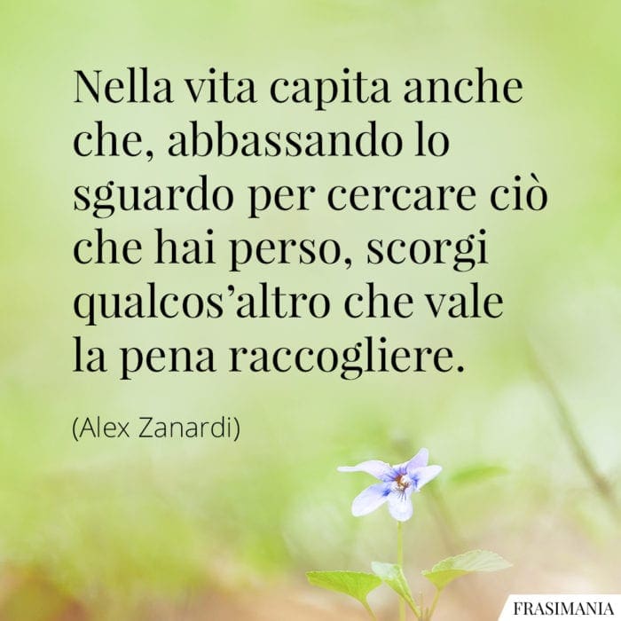 Frasi vita perso Zanardi