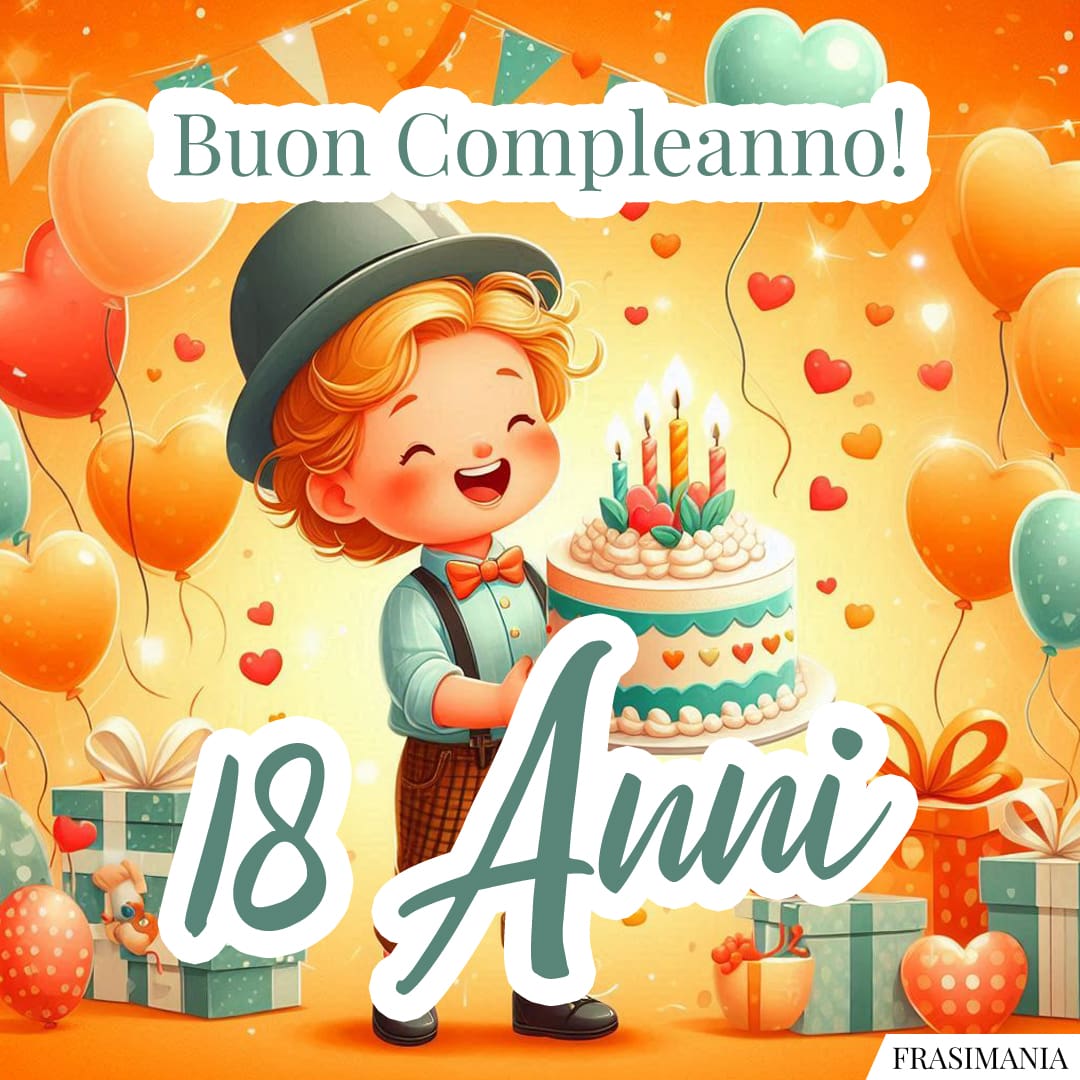 Buon Compleanno! 18 Anni.