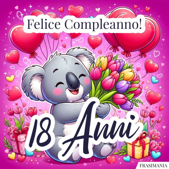 Felice Compleanno! 18 Anni.