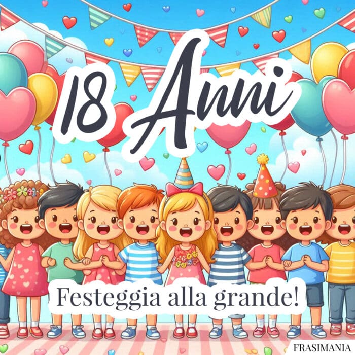 18 Anni. Festeggia alla grande!