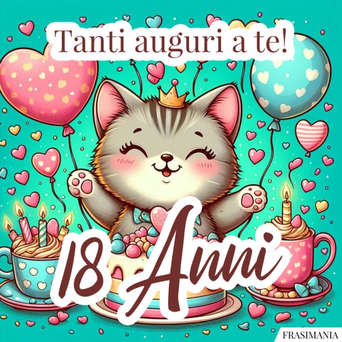 Tanti auguri a te! 18 Anni.