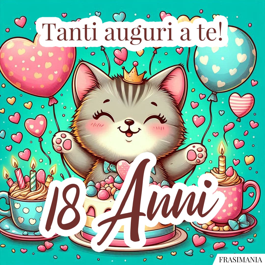 Tanti auguri a te! 18 Anni.